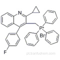 Fosfônio, [[2-ciclopropil-4- (4-fluorofenil) -3-quinolinil] metil] trifenil-, brometo (1: 1) CAS 154057-58-6